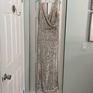 BHLDN long sequin gown size 12